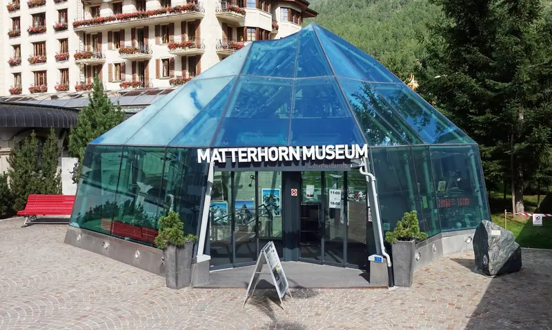 The Matterhorn Museum (Zermatlantis) in the centre of Zermatt